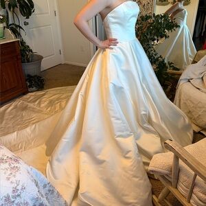 Elegant Strapless Rita Vinieris Gown